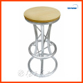 Aluminium bar table and stool for trade show